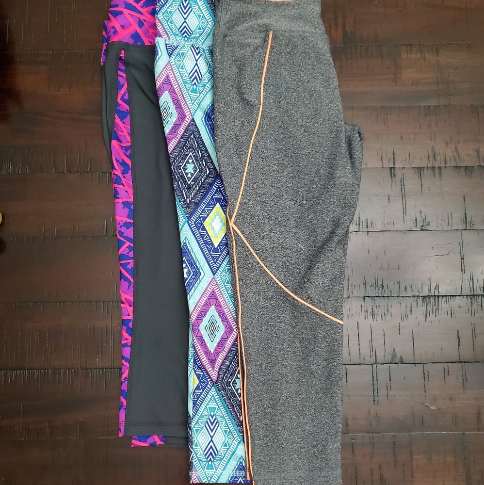 Athletic Leggings 3 Piece Bundle